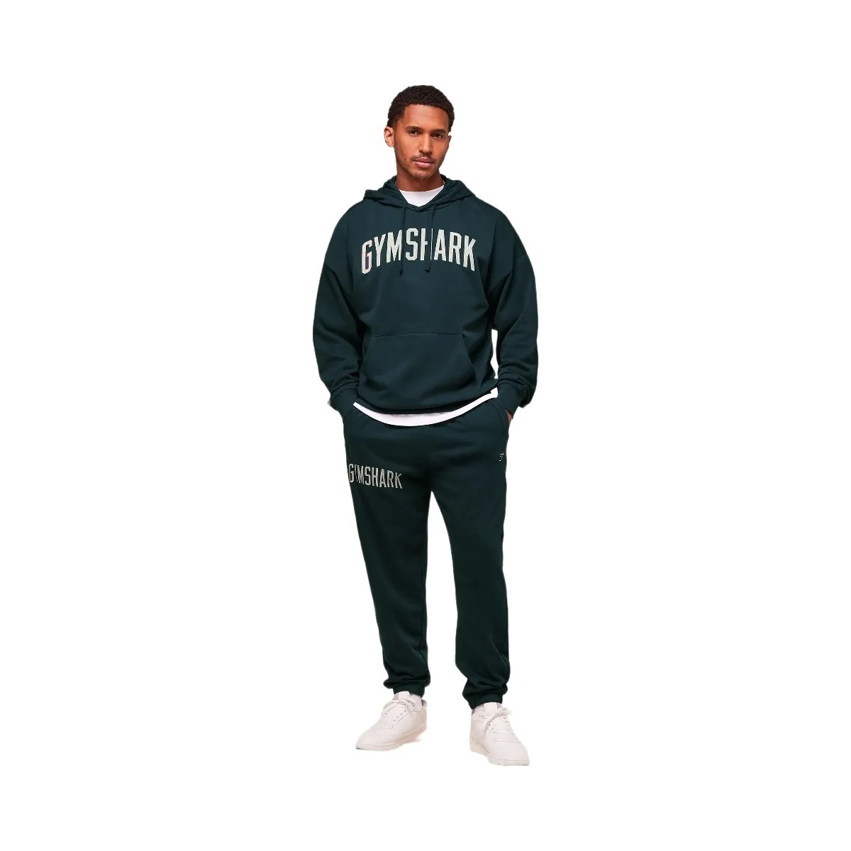 Gymshark Worn Graphic Jogger - Deep Petrol Blue - HypeFly India View 5