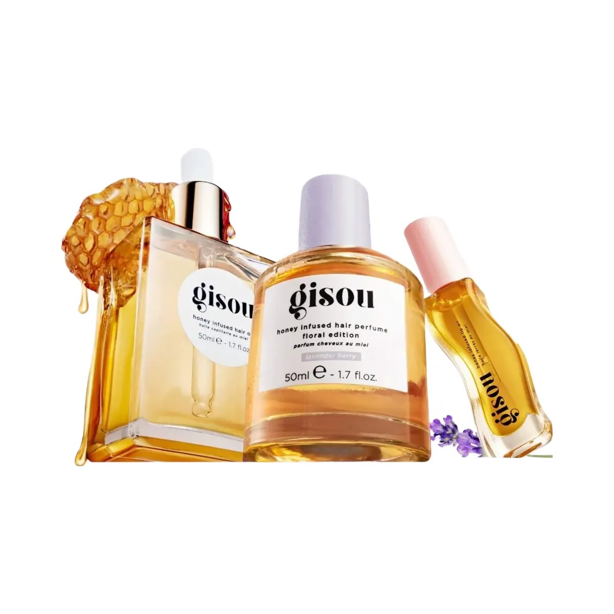 Gisou Mini Lavender Berry Honey Infused Hair Perfume - HypeFly India View 5