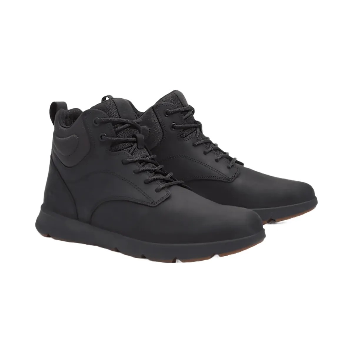 Timberland Mens Parker Street High-Top Sneaker Black Full-Grain - HypeFly India View 1