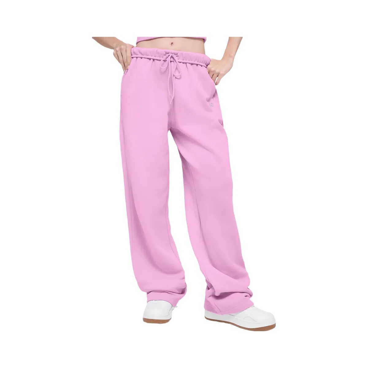 Alo Accolade Straight Leg Sweatpant - Candy Heart Pink - HypeFly India View 1
