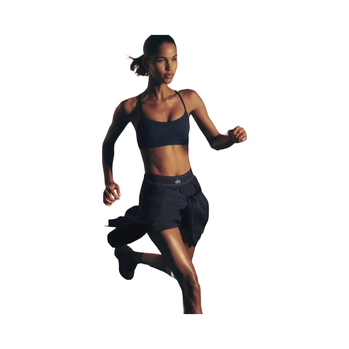 Alo Women's Airlift Intrigue Bra - Navy - HypeFly India View 5