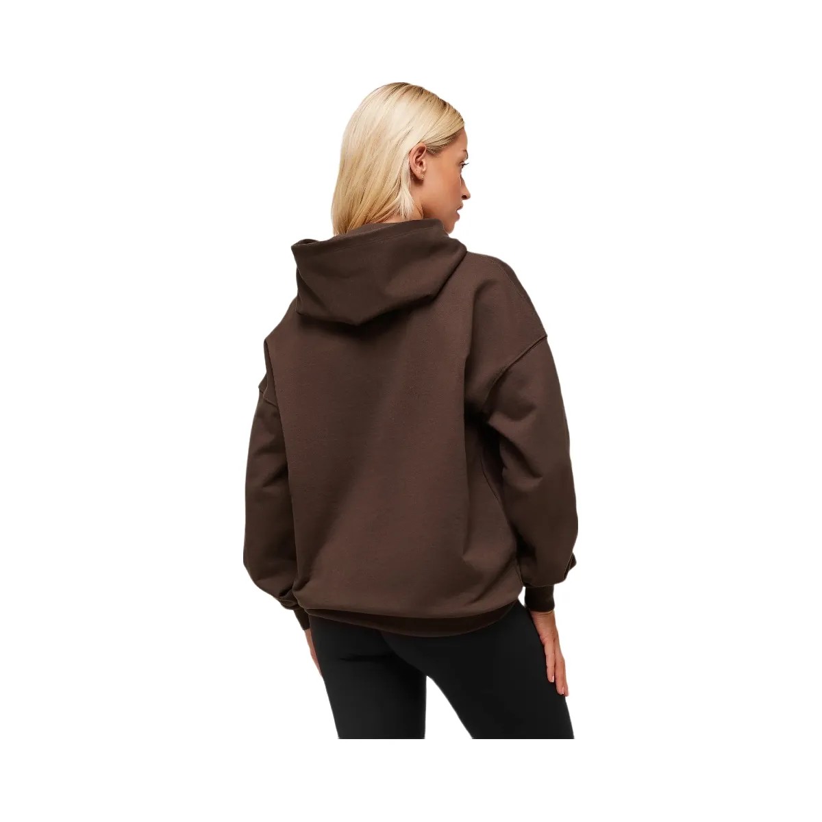 Gymshark Embossed Graphic Oversized Hoodie - Archive Brown - HypeFly India View 2