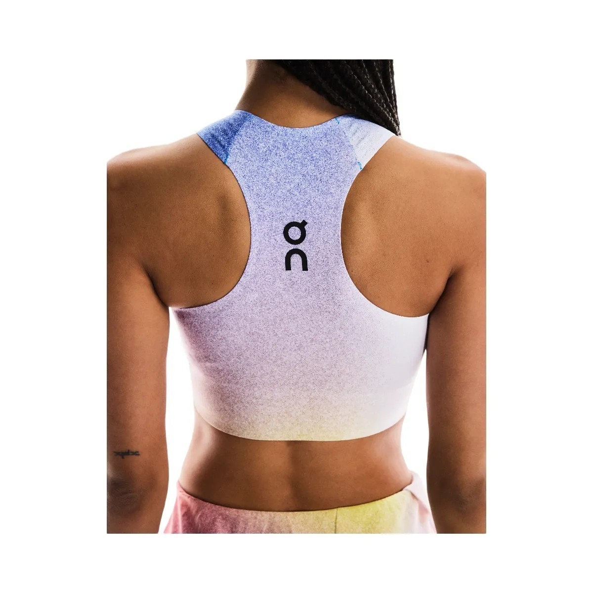 On Court Crop Top White | Indigo - HypeFly India View 2