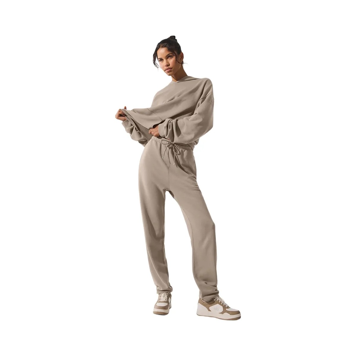 Alo Men's Chill Vintage Wash Sweatpant - Gravel Wash - HypeFly India View 1