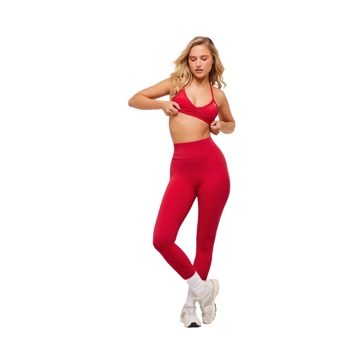 Gymshark Whitney Leggings - Carmine Red - HypeFly India View 4