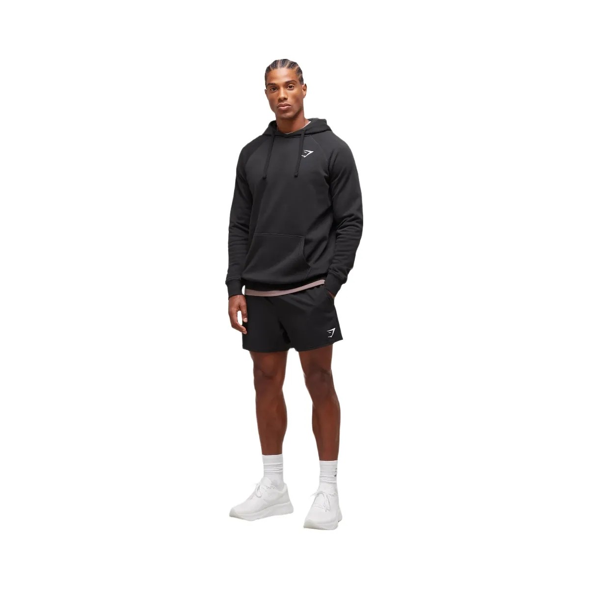 Gymshark Crest Hoodie - Black - HypeFly India View 6