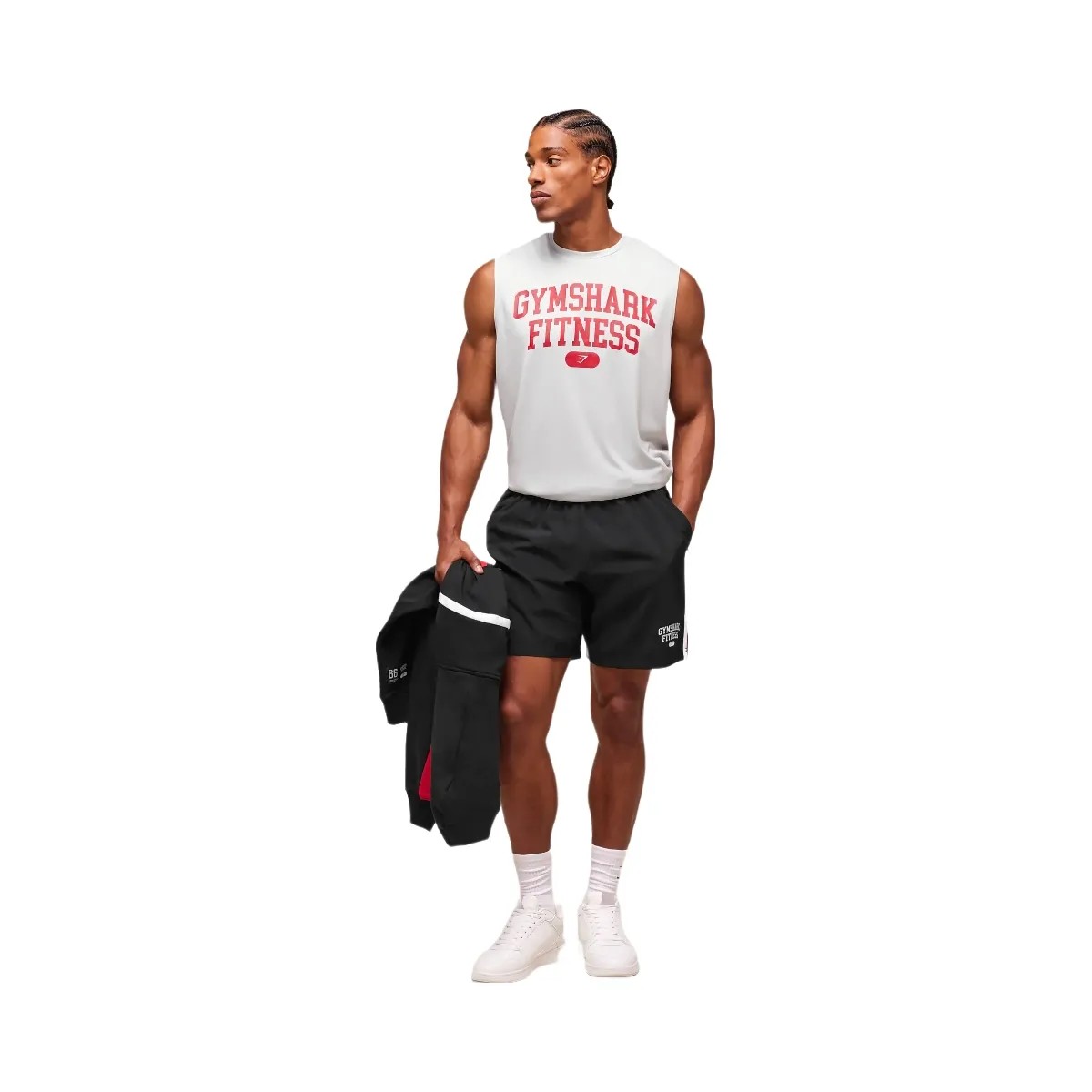Gymshark Campus Tank - Light Grey - HypeFly India View 2