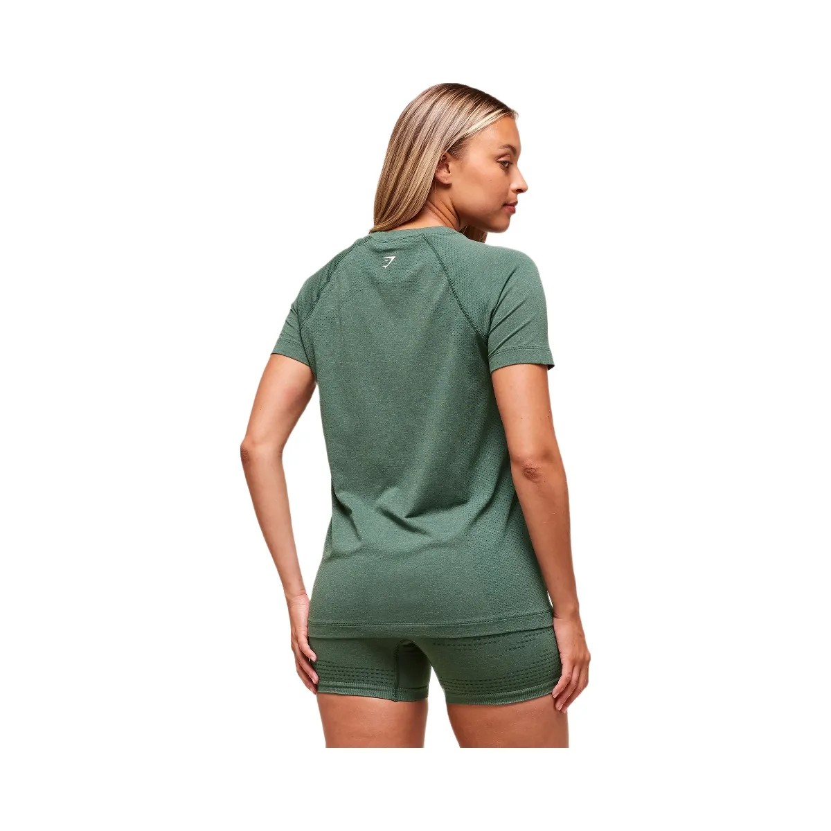 Gymshark Vital Light T-Shirt - Obsidian Green Marl - HypeFly India View 3