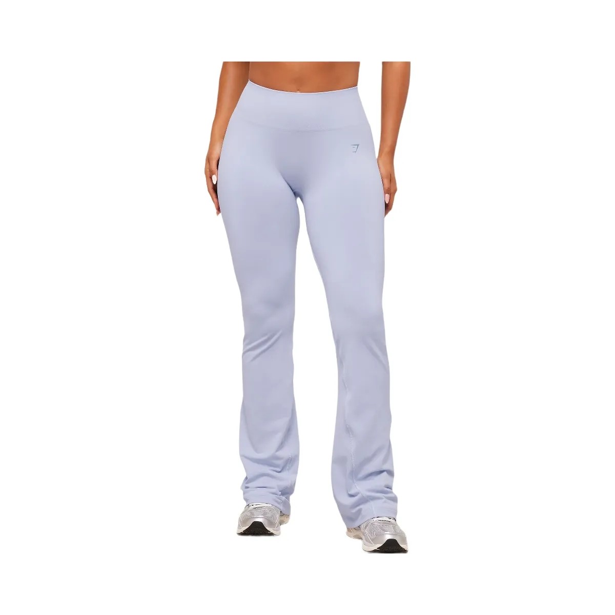 Gymshark Soft Sculpt Flared Leggings - Peri Blue - HypeFly India View 1