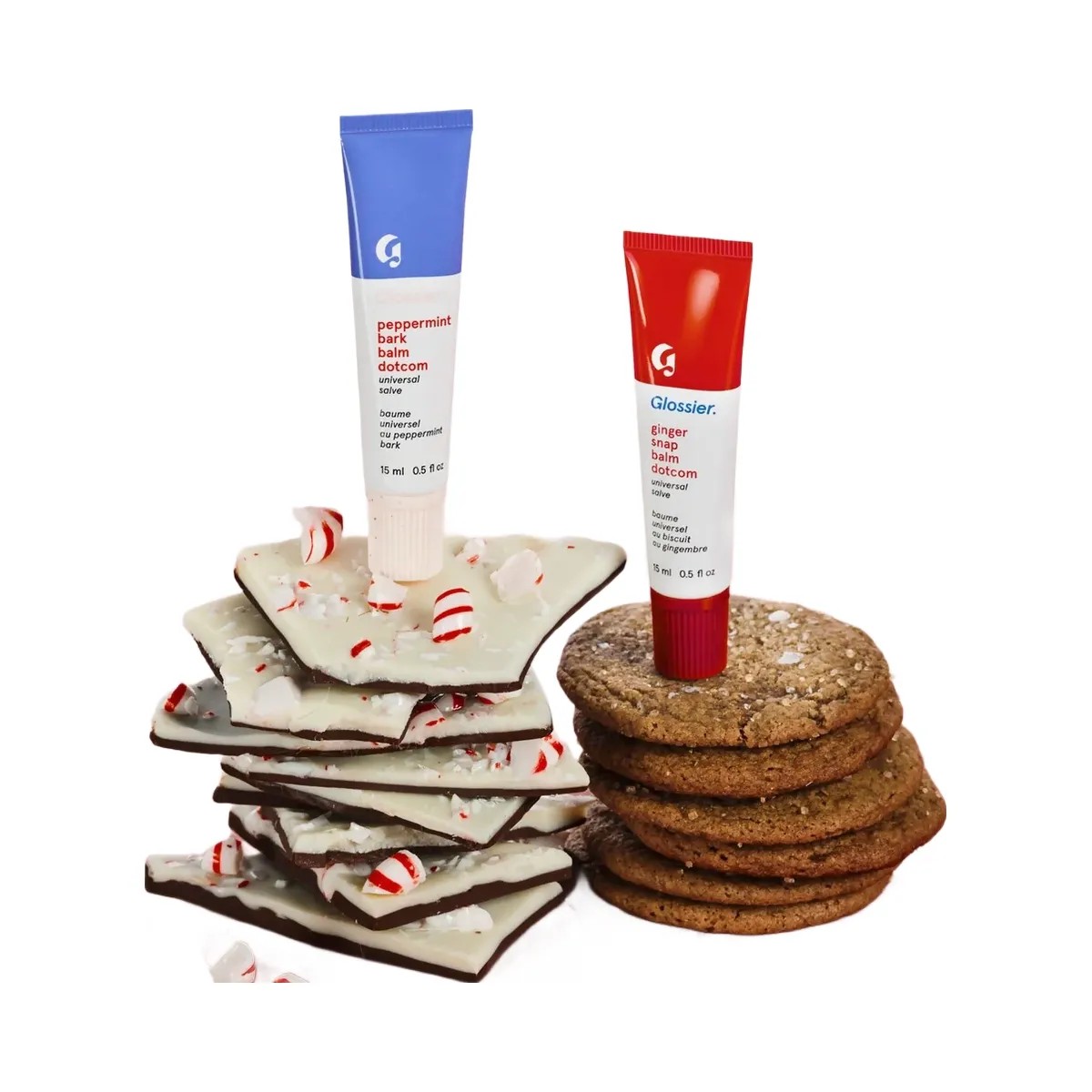 Glossier Sugar + Spice Balm Dotcom Lip Balm Duo Makeup Gift Set - Sugar + Spice Duo - HypeFly India View 4