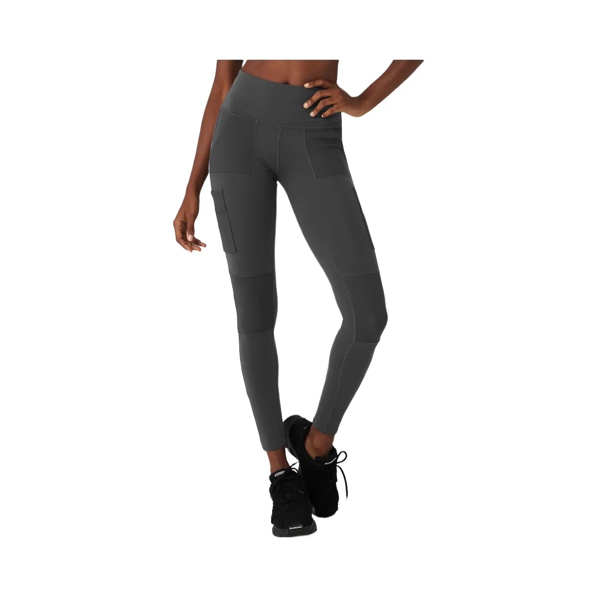 Alo Women's High-Waist Cargo Legging - Anthracite - HypeFly India View 4