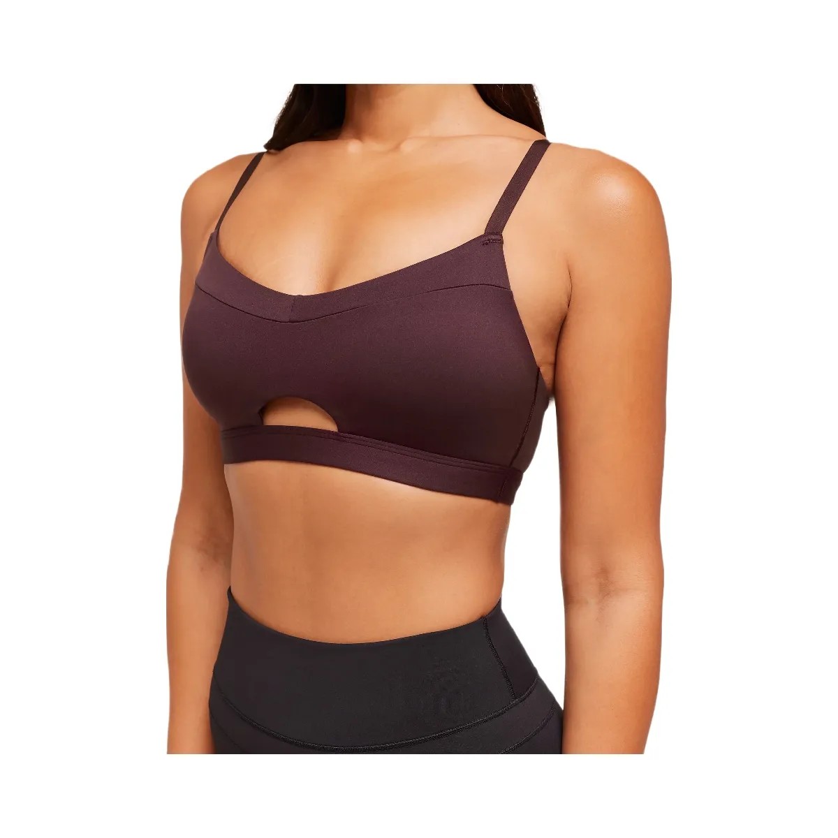 Gymshark Balcony Peekaboo Sports Bra - Cherry Purple - HypeFly India View 4