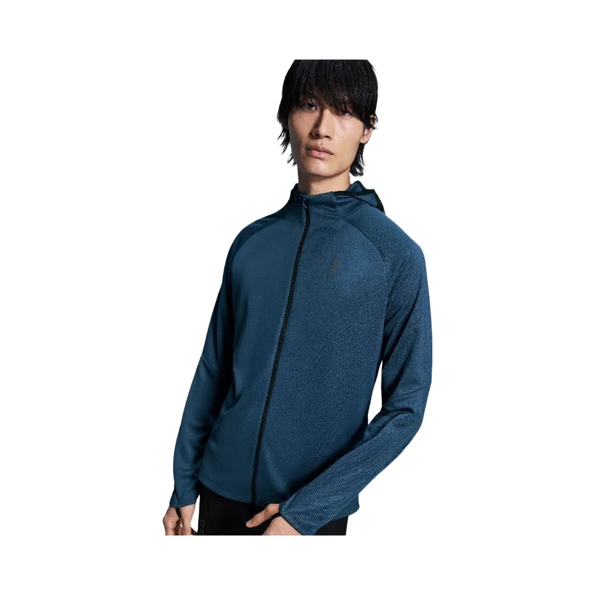 On Climate Zip Hoodie Denim - HypeFly India View 6