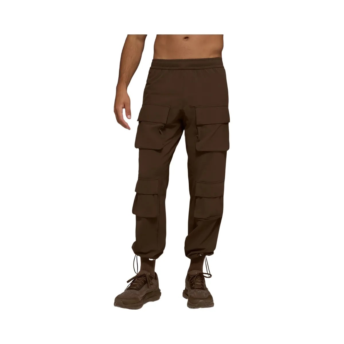 Alo Men's Cargo Venture Pant - Espresso - HypeFly India View 3