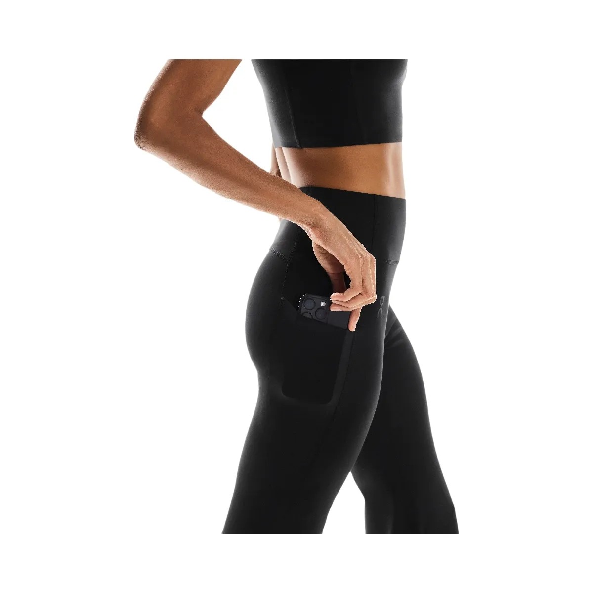 On Studio Flared Tights 32" Black - HypeFly India View 3