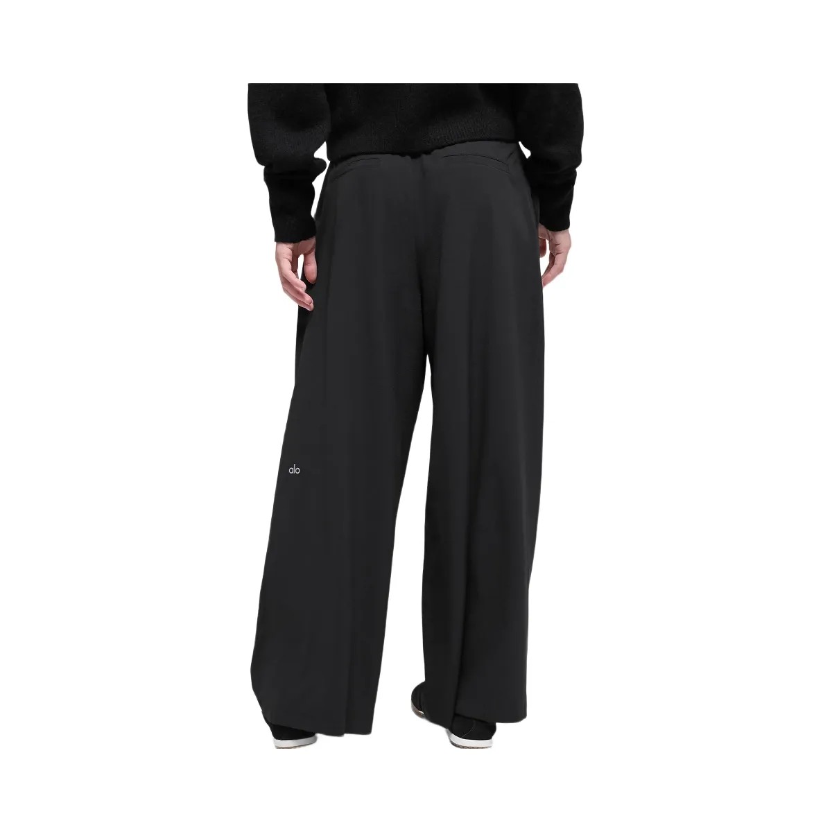 Alo Women's High-Waist Dreamscape Trouser (Short) - Black - HypeFly India View 3