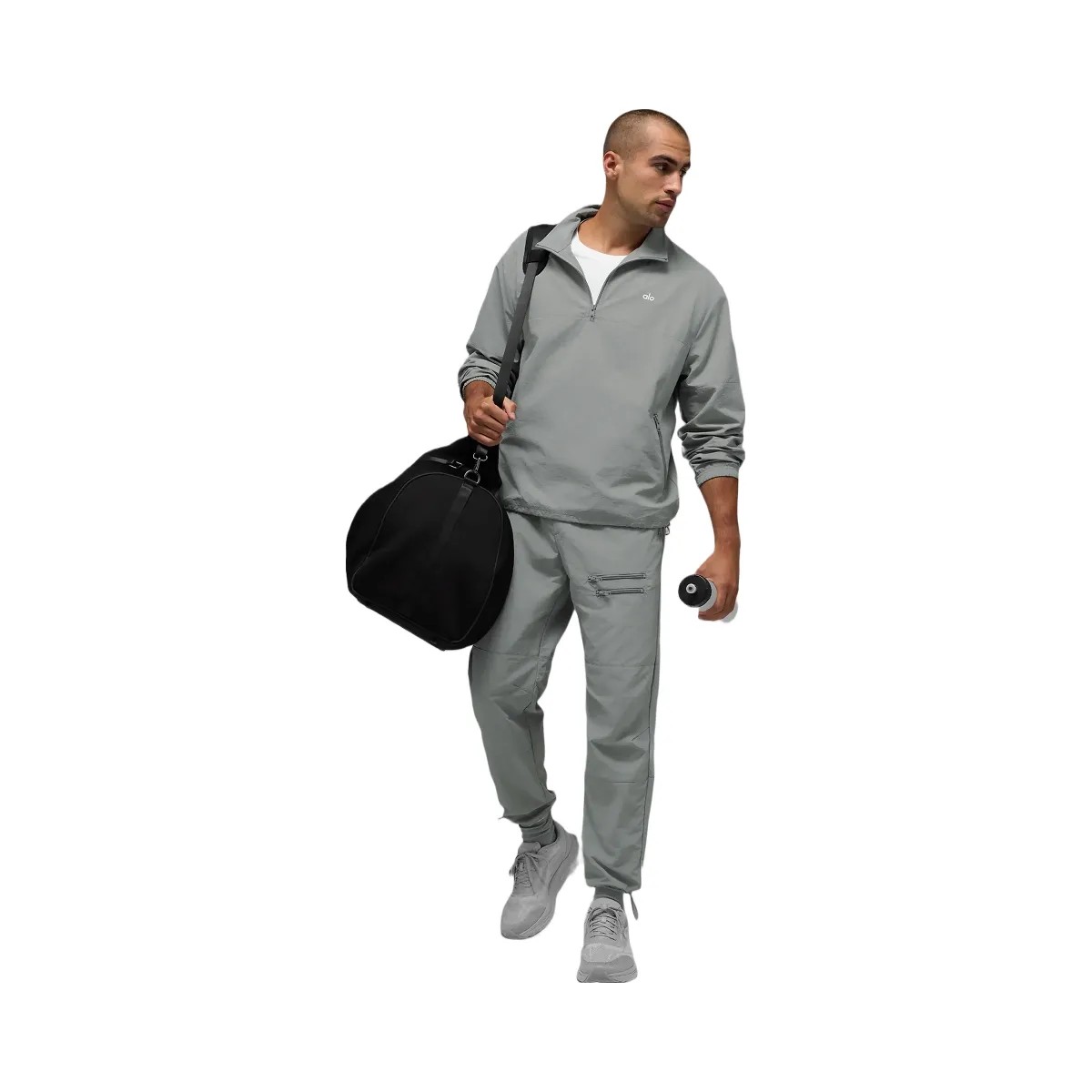 Alo Men's Takeaway Track Pant - Lunar Grey - HypeFly India View 6