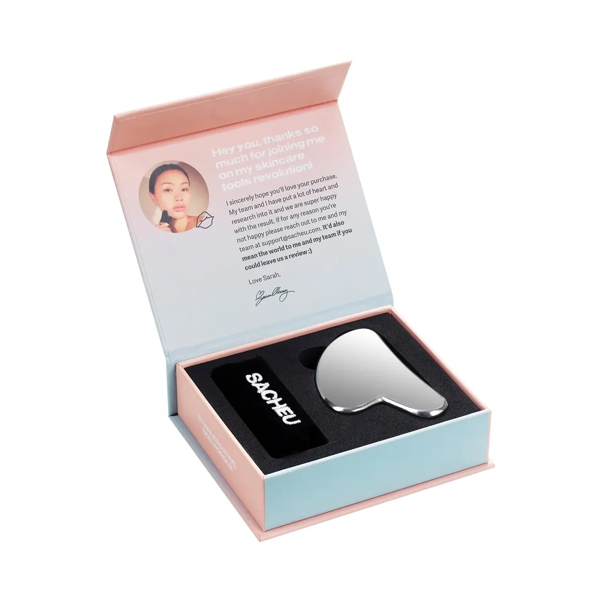 SACHEU Stainless Steel Non-Porous Gua Sha - HypeFly India View 3