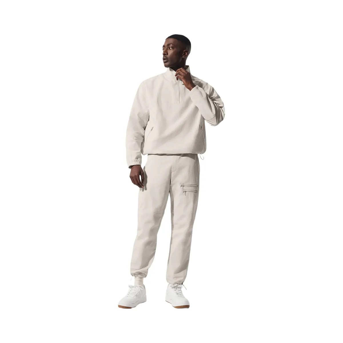 Alo Men's Takeaway Track Pant - Bone - HypeFly India View 4