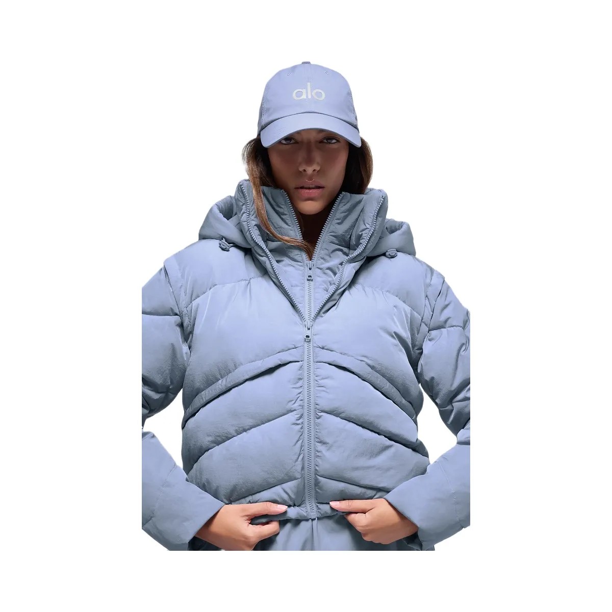 Alo Women's Glacier Puffer - Winter Frost - HypeFly India View 1