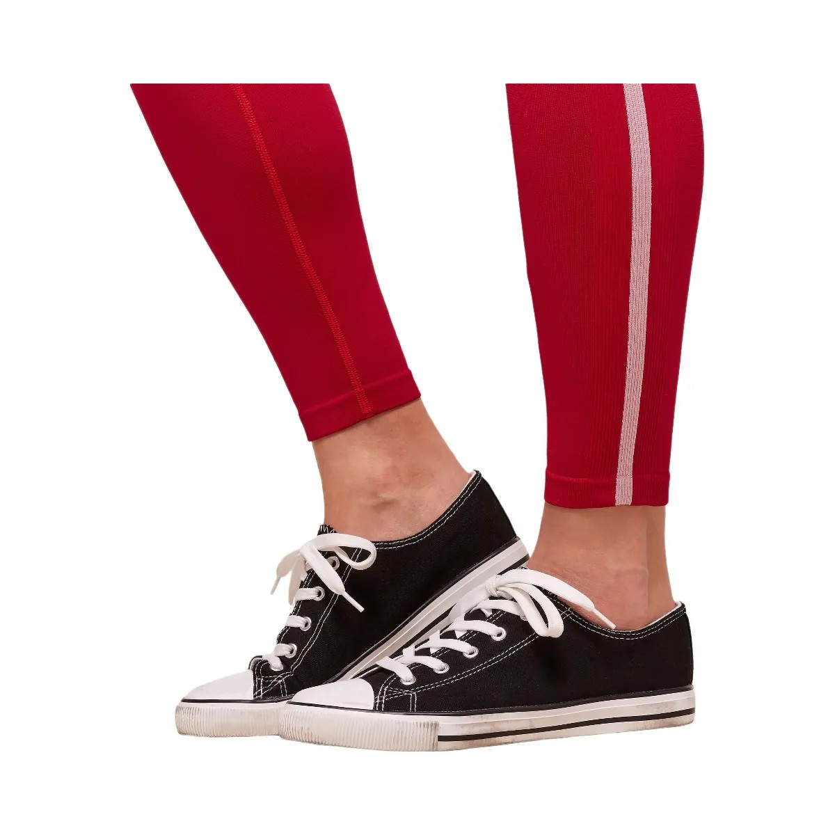 Gymshark Lift Campus Seamless Leggings - Carmine Red - HypeFly India View 6