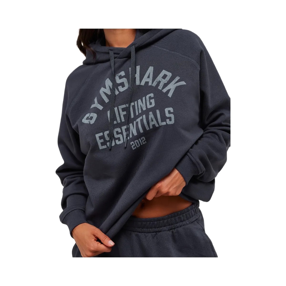 Gymshark Lifting Essentials Hoodie - Heavy Blue - HypeFly India View 5