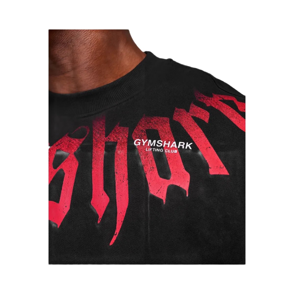 Gymshark Fade Graphic Crew - GS Black - HypeFly India View 5