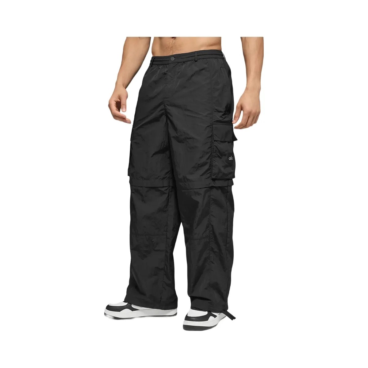 Alo Men's Axis Cargo Trouser - Black - HypeFly India View 3