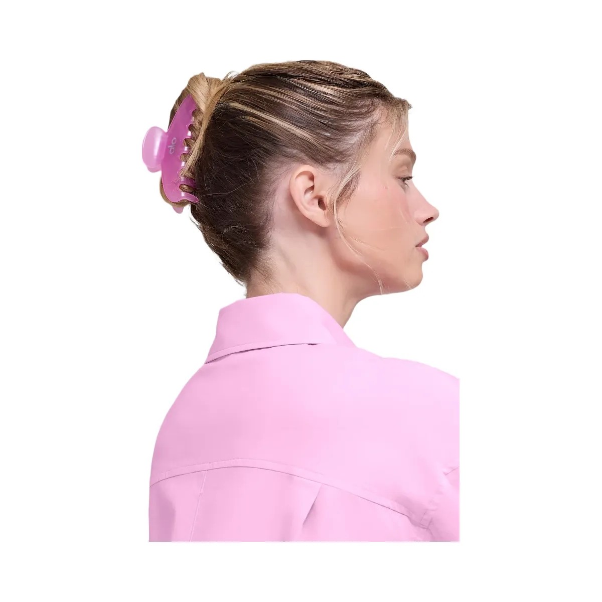 Alo Effortless Claw Clip (2-Pack) - Candy Heart Pink/Bright Red - HypeFly India View 2