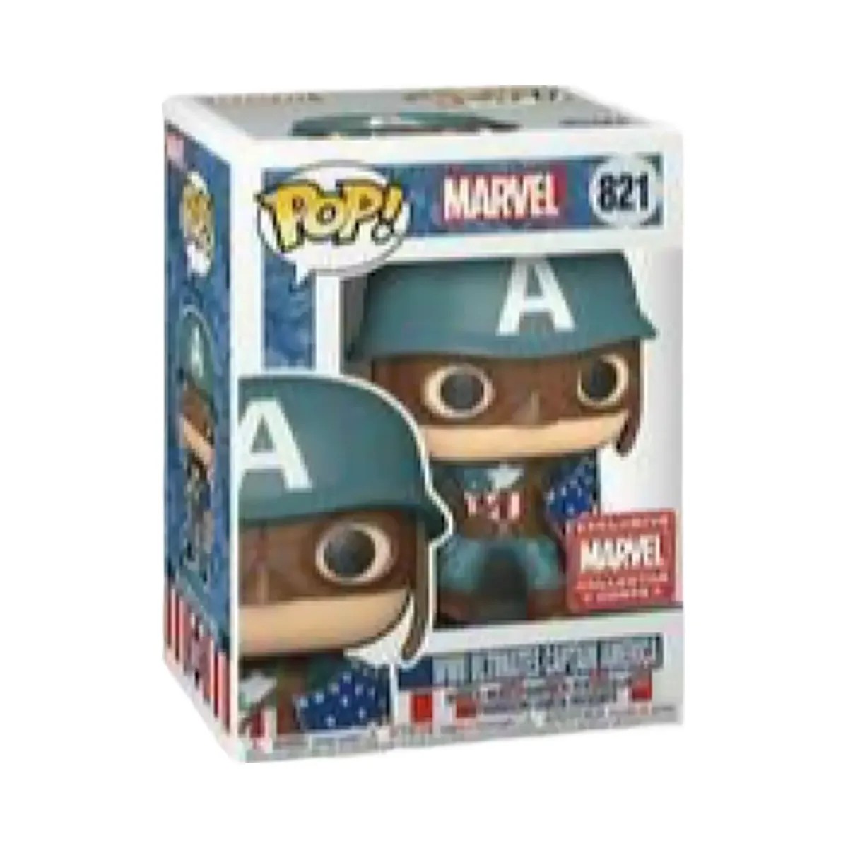 Funko Pop! WWII Ultimates Captain America, Collector Corps Exclusive, #821 - HypeFly India View 1