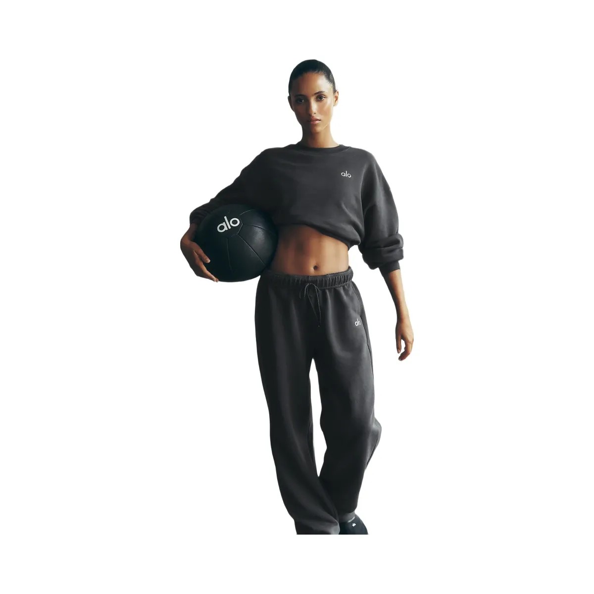 Alo Accolade Straight Leg Sweatpant - Anthracite - HypeFly India View 6