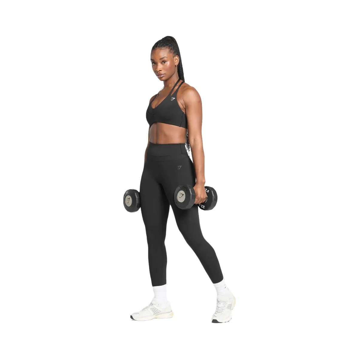 Gymshark Reps T Back Sports Bra - Black - HypeFly India View 4