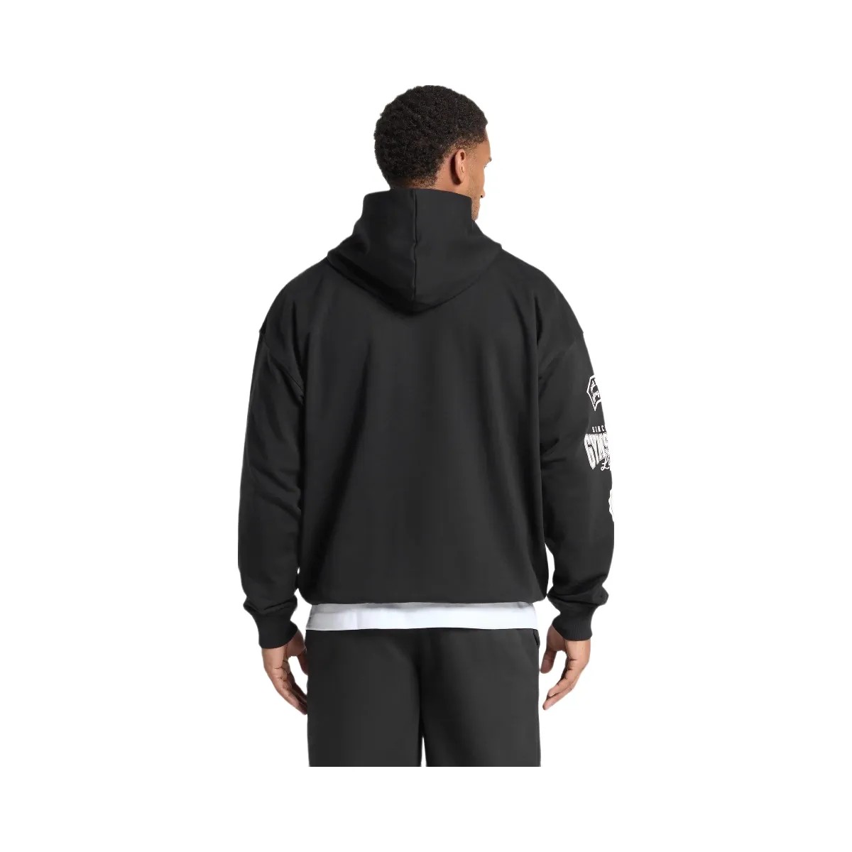 Gymshark Lifting Essentials Hoodie - Black - HypeFly India View 2