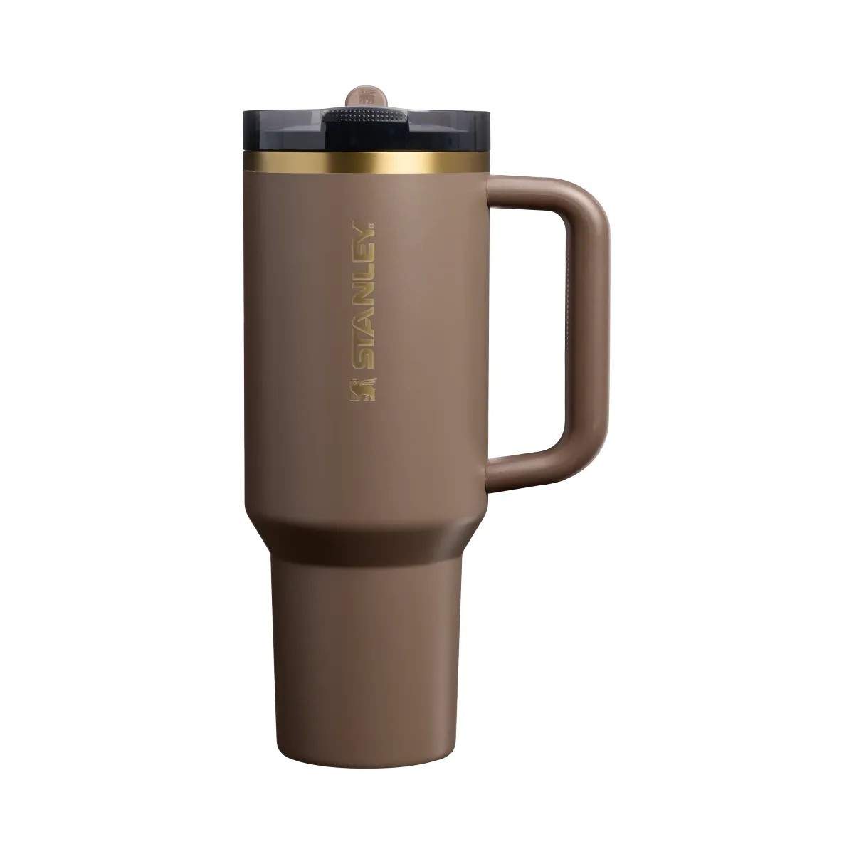 Stanley Quencher ProTour Flip Straw Tumbler (40OZ) Espresso Gold - HypeFly India View 1