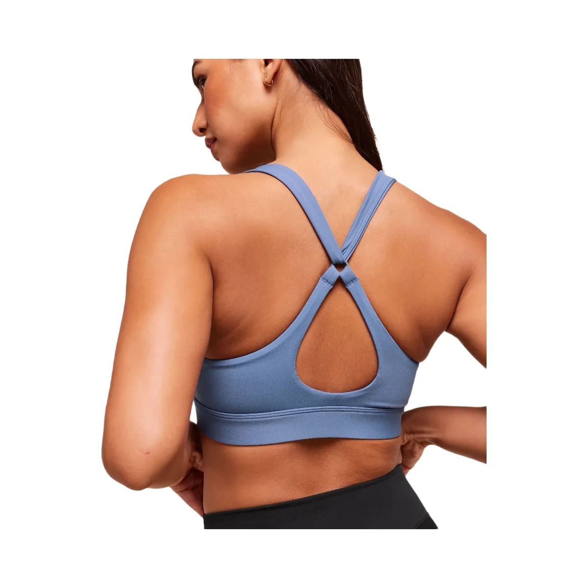 Gymshark Peek A Boo Sports Bra - Worn Blue - HypeFly India View 5