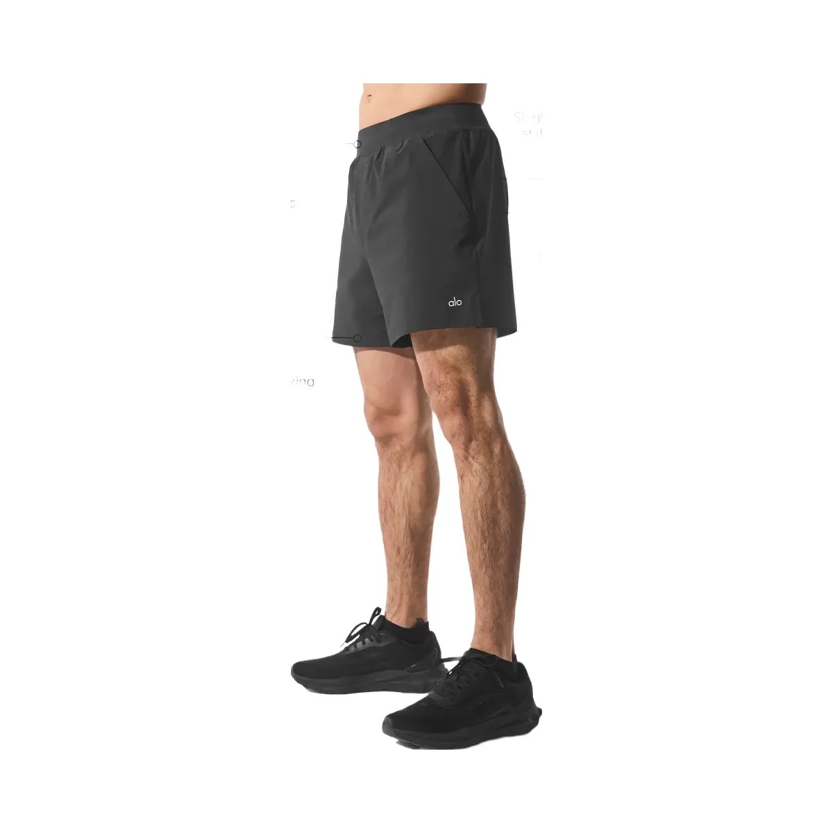 Alo Men's 5" Repetition Short - Anthracite - HypeFly India View 2