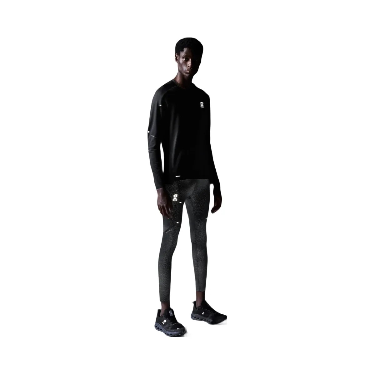 On Perf Winter Tights Lumos Black - HypeFly India View 5