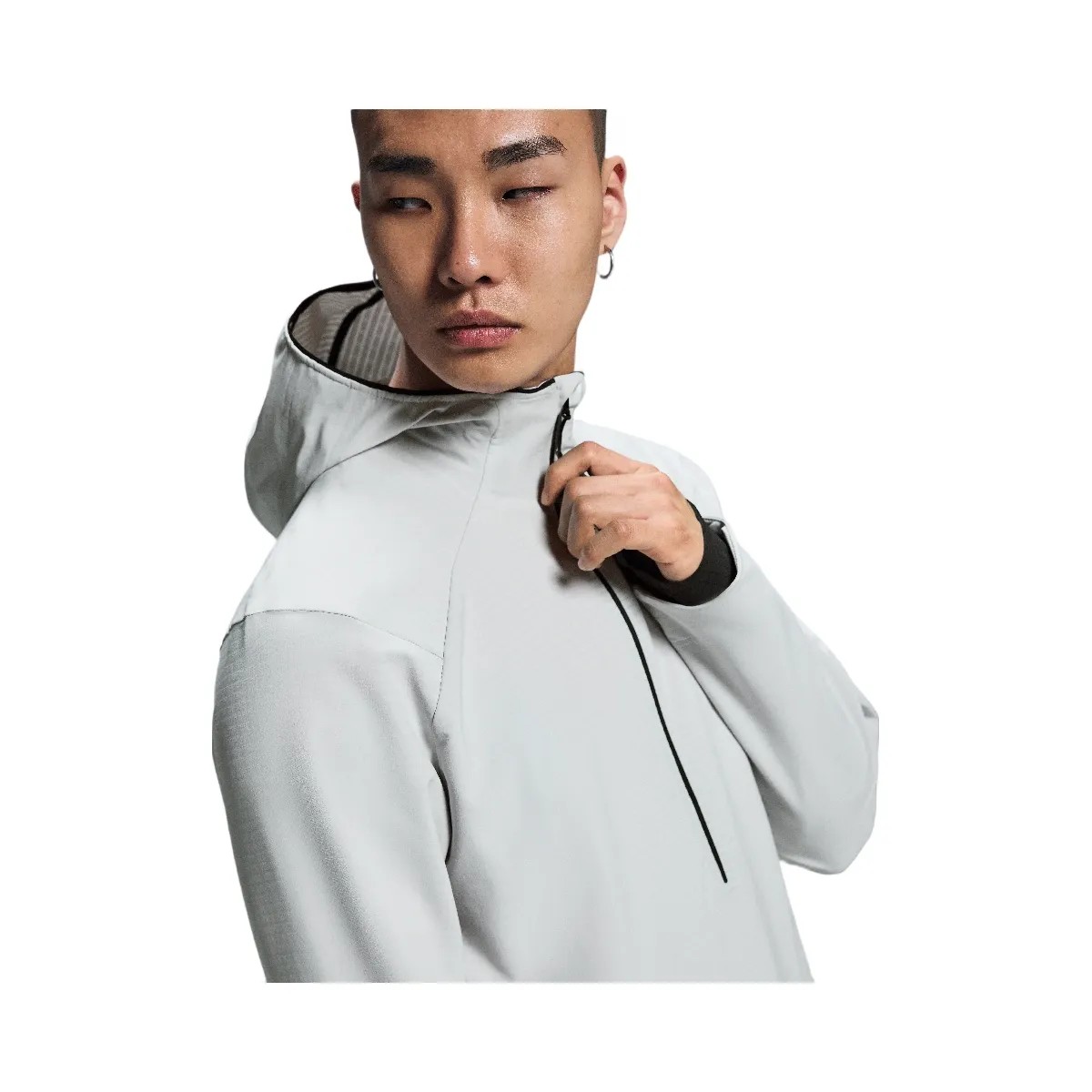 On Pace Hoodie Glacier - HypeFly India View 4