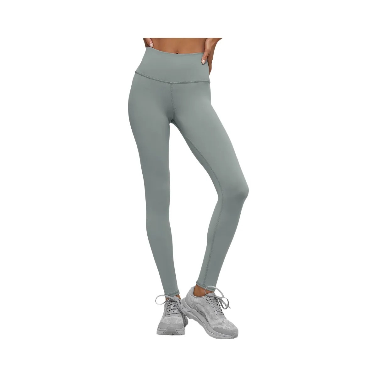Alo Women's High-Waist Airbrush Legging - Lunar Grey - HypeFly India View 1