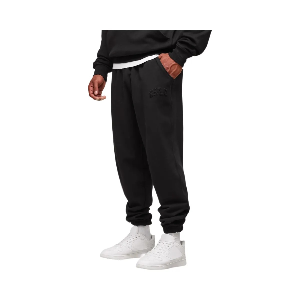 Gymshark GSLC Joggers - Black - HypeFly India View 6