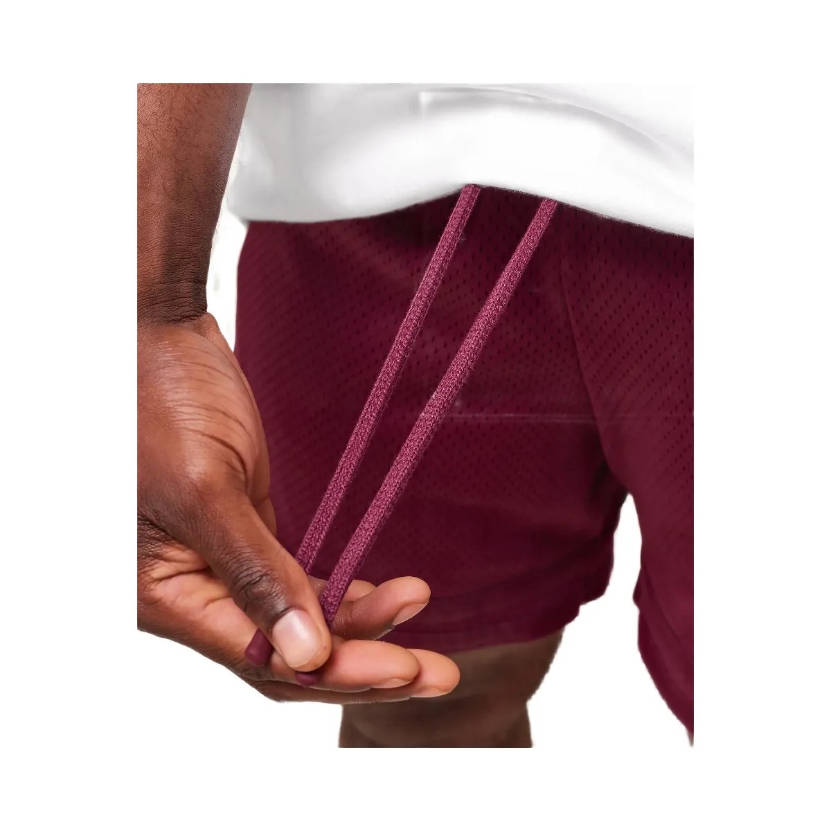 Gymshark Campus Mesh Shorts - Strong Pink - HypeFly India View 6