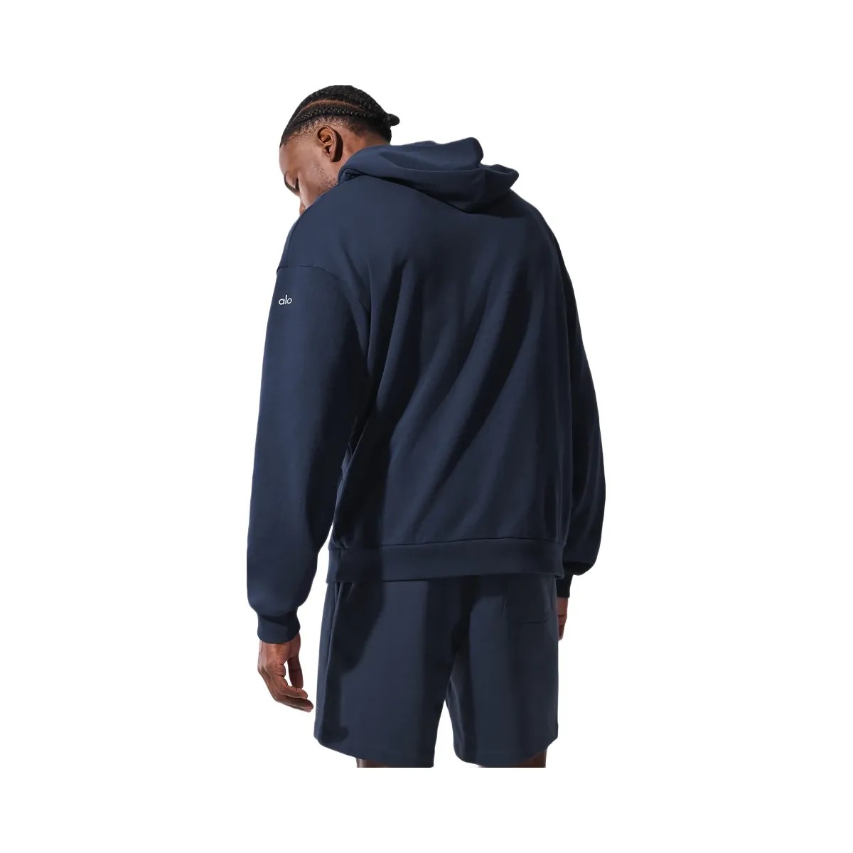 Alo Men's Chill Hoodie - Navy - HypeFly India View 2