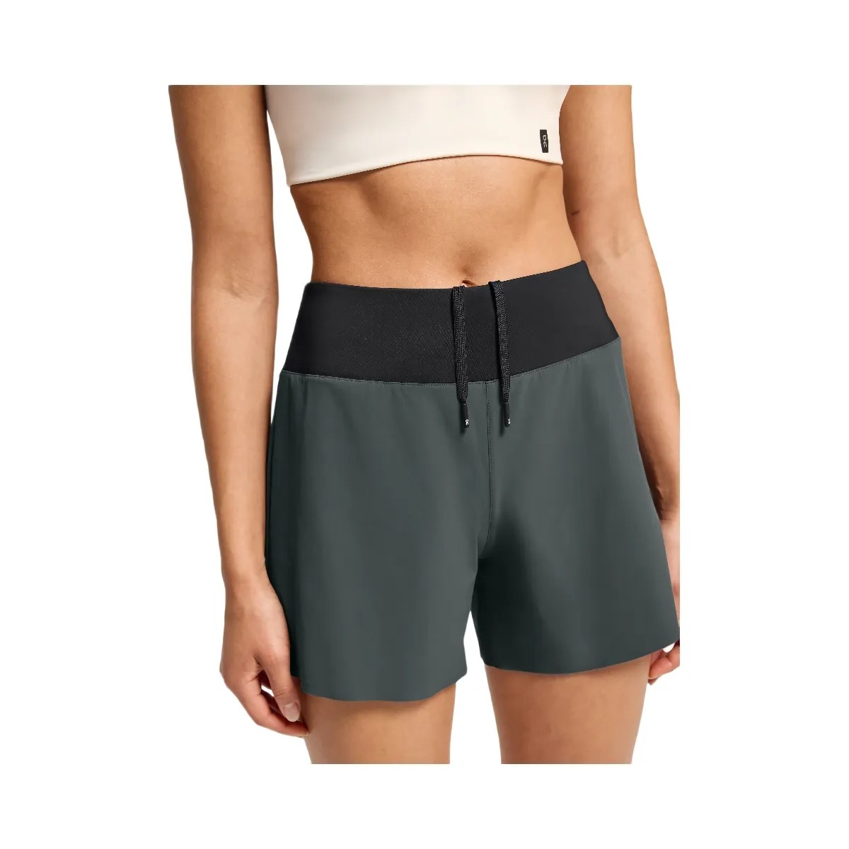 On 5" Running Shorts Lead | Black - HypeFly India View 5