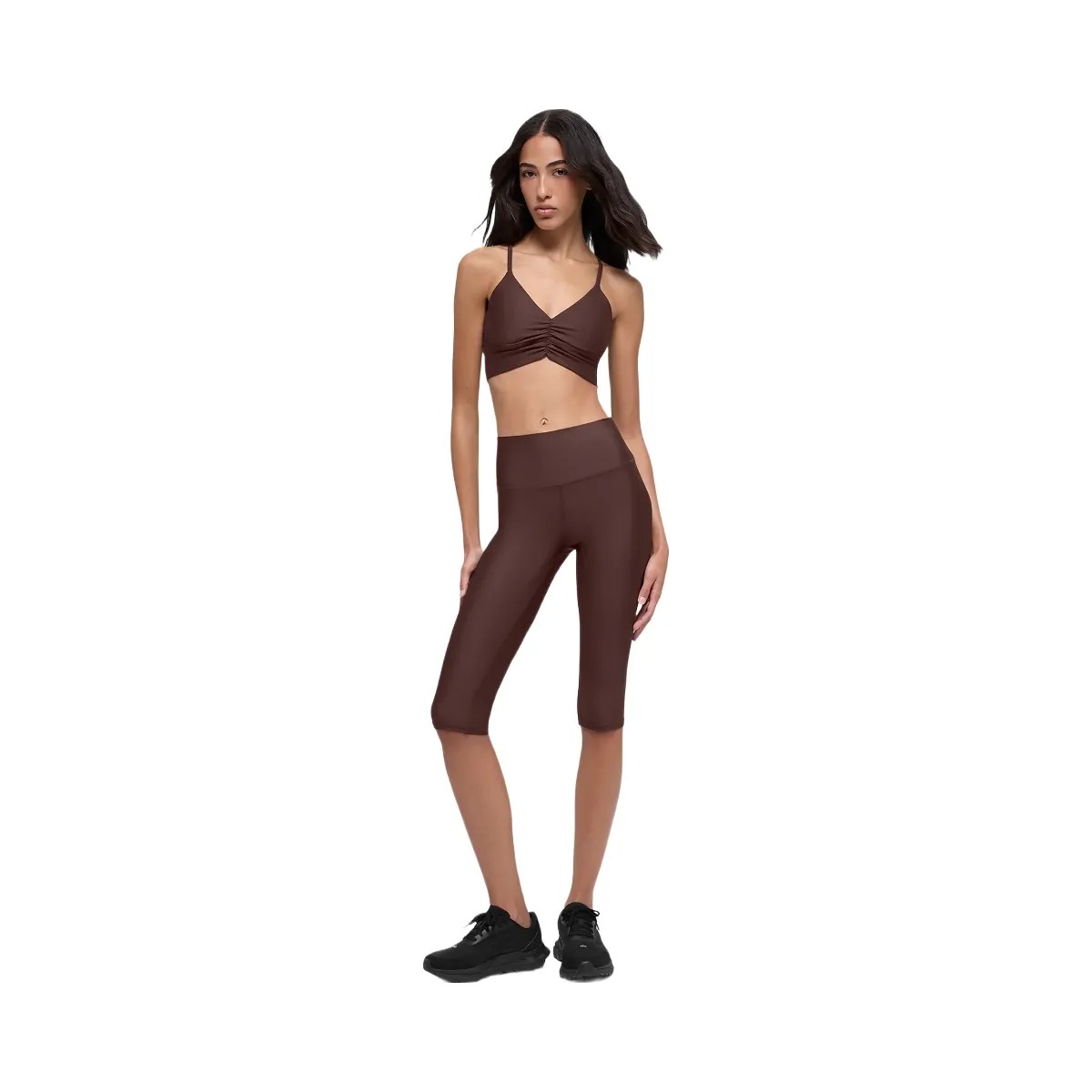 Alo Women's Airlift Divine Bra - Brownstone - HypeFly India View 1