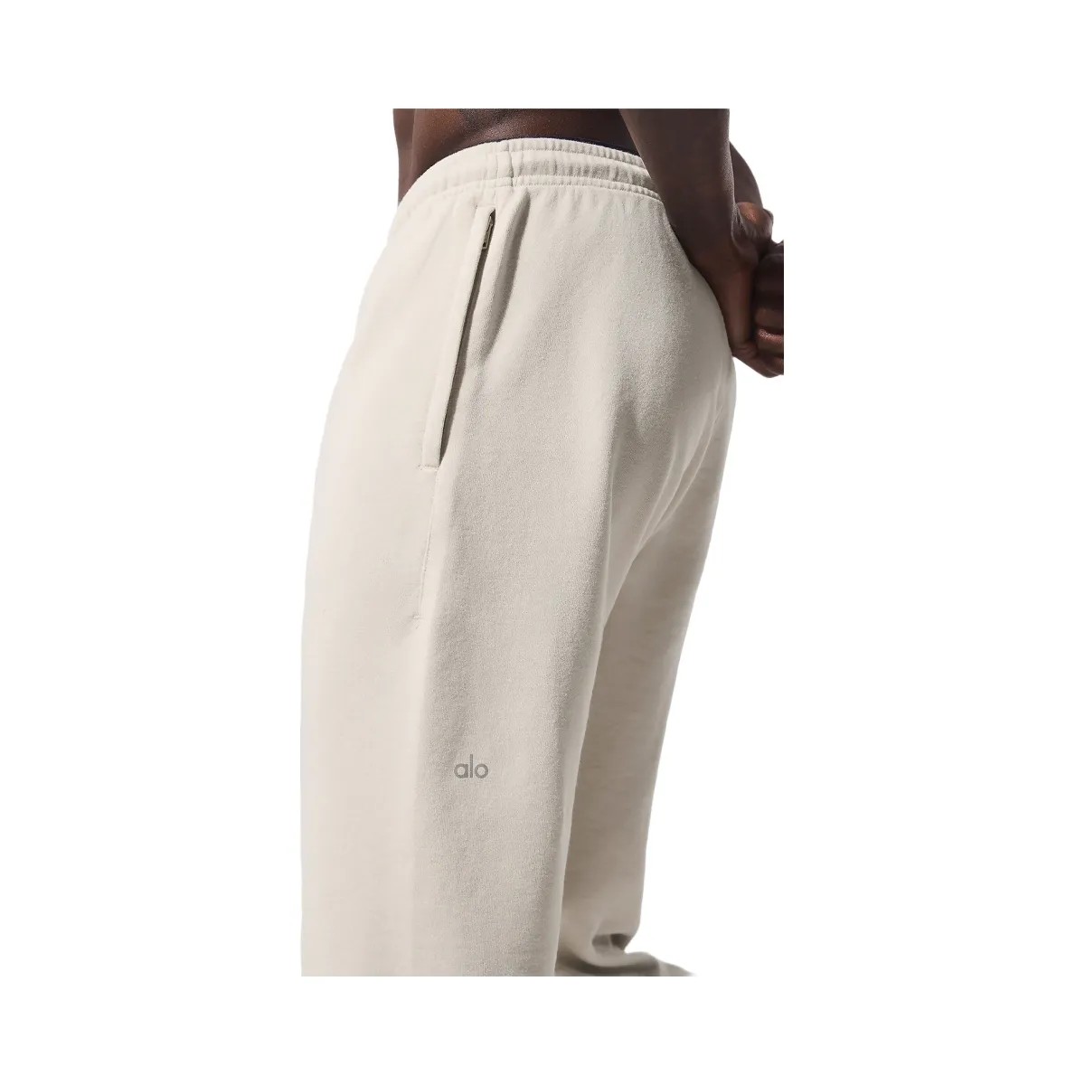Alo Men's Chill Sweatpant - Bone - HypeFly India View 4