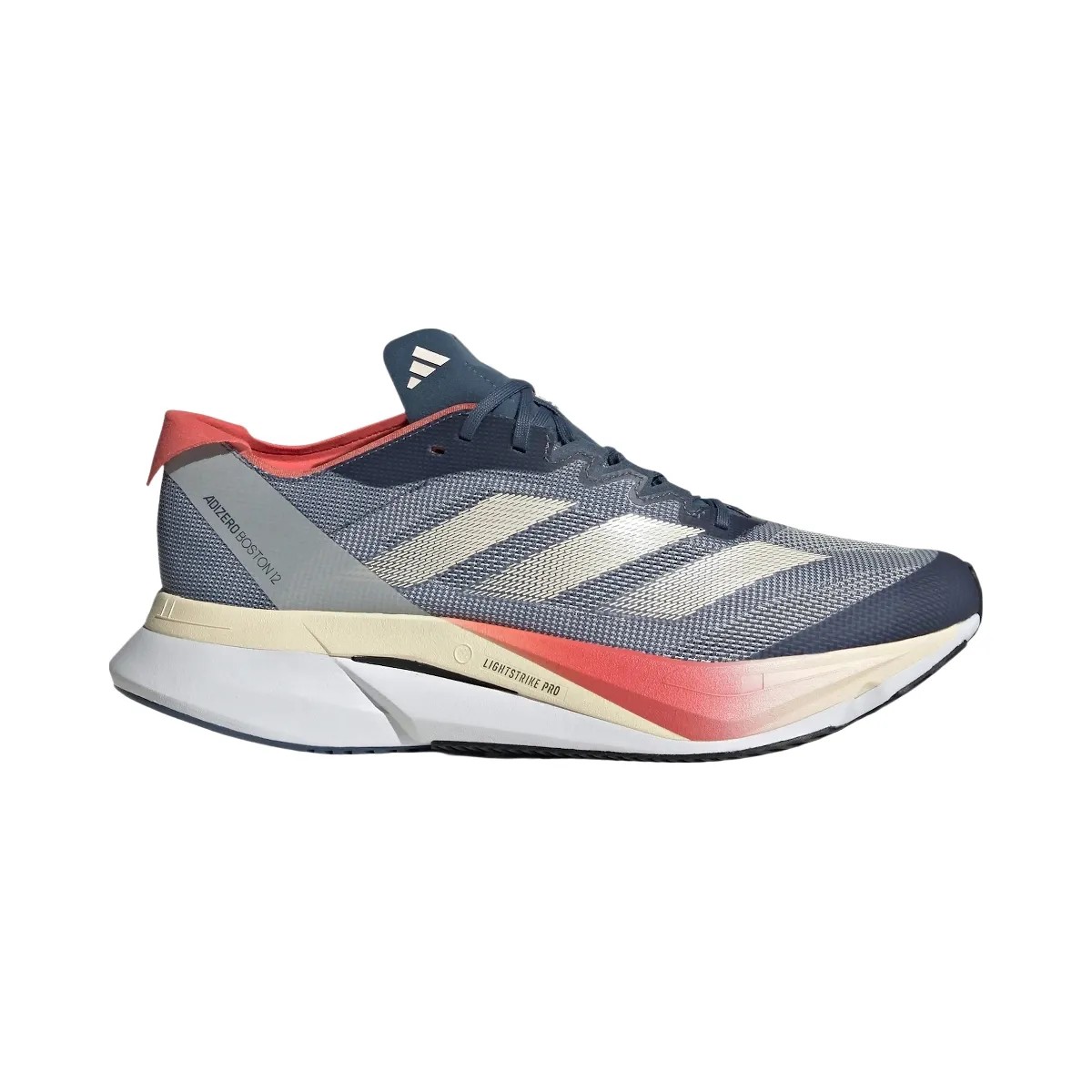 Adidas Adizero Boston 12 Boston Marathon Preloved Ink Wonder White Preloved Scarlet - HypeFly India View 1
