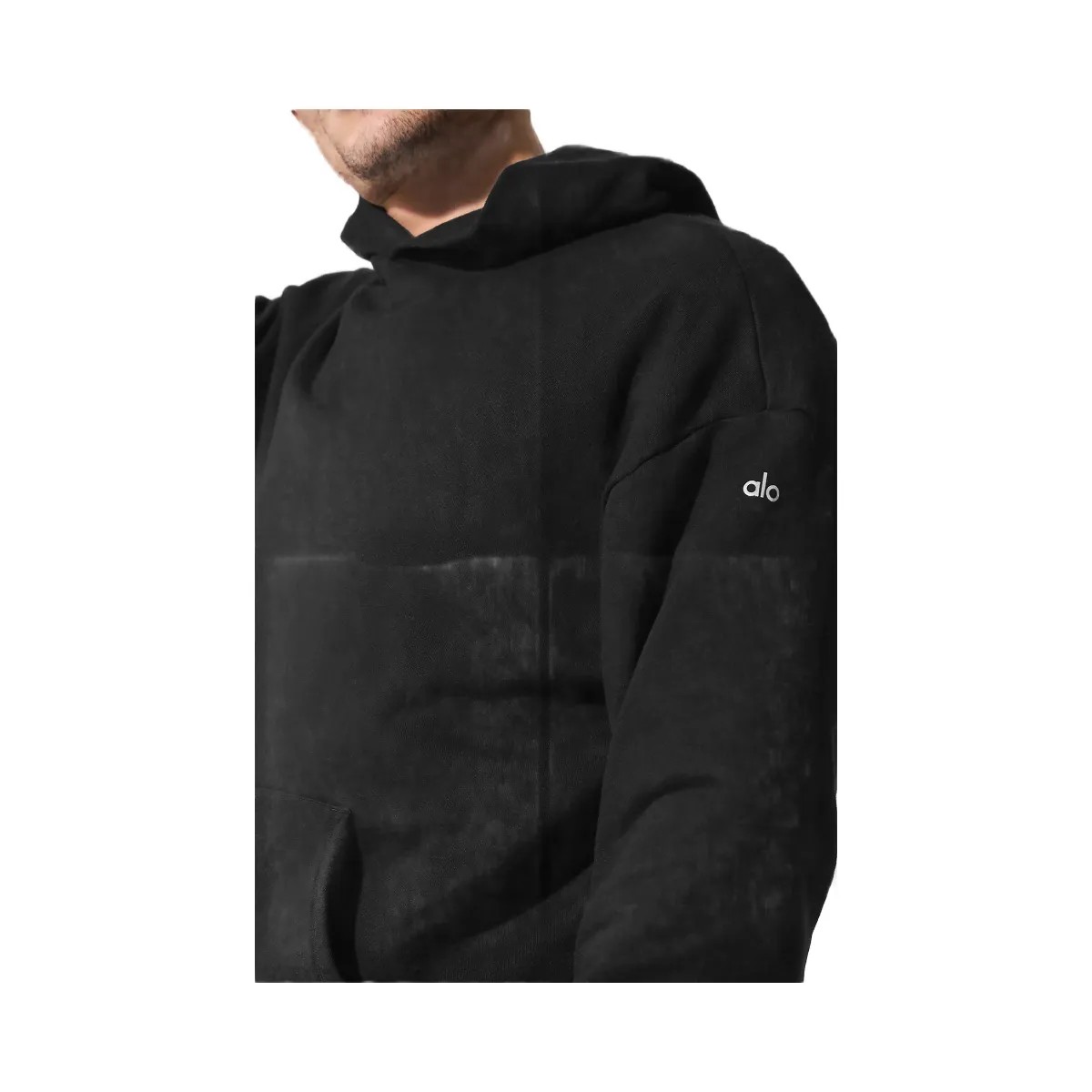 Alo Men's Chill Hoodie - Black - HypeFly India View 3