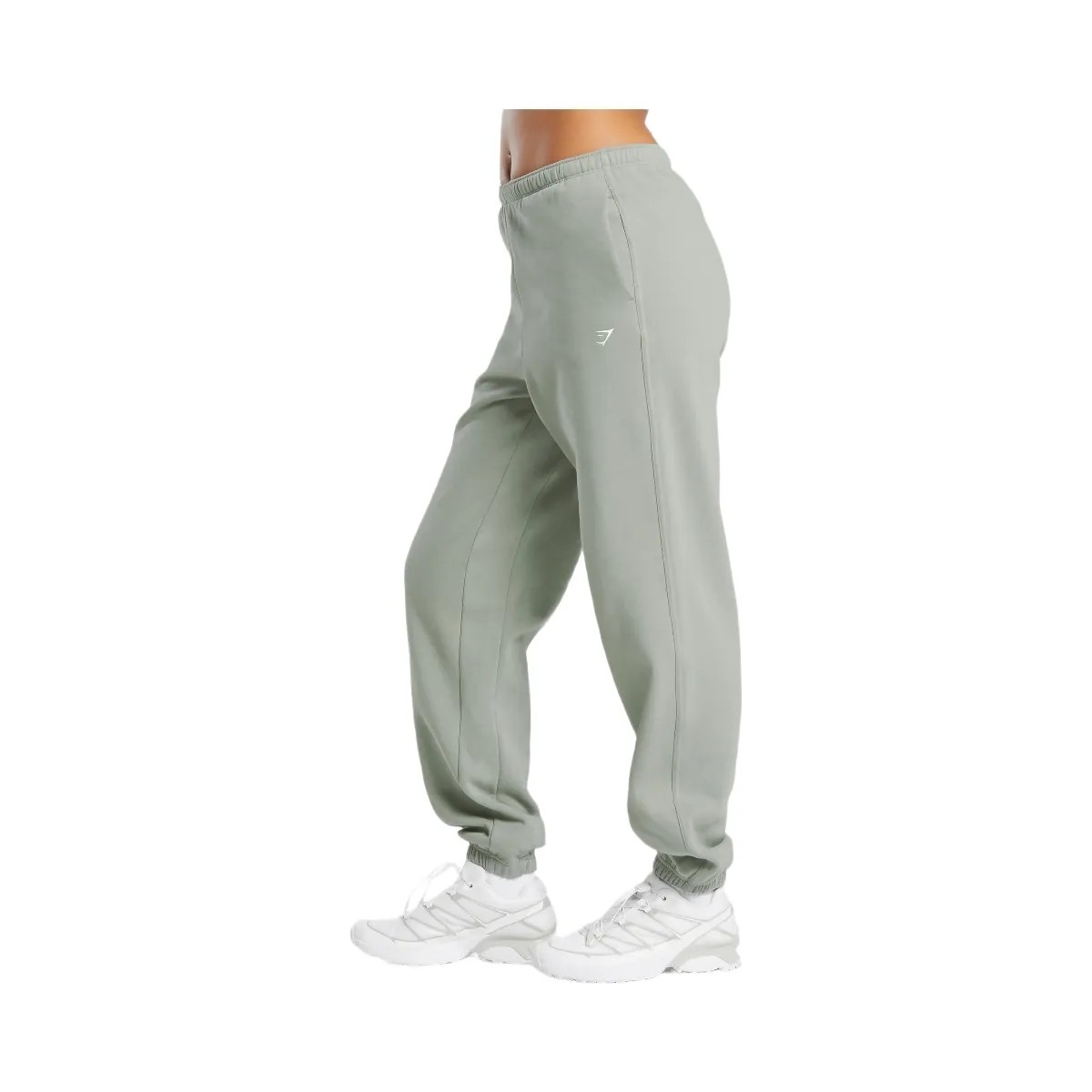 Gymshark Cosy Fleece Jogger - Stone Grey - HypeFly India View 2
