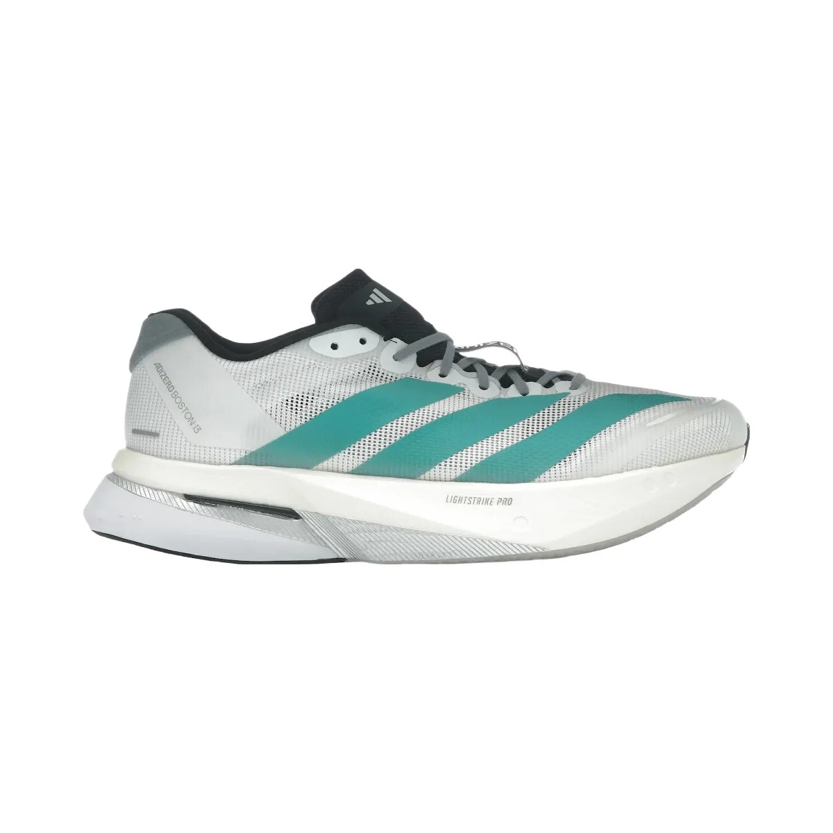 Adidas Adizero Boston 13 White Pure Teal - HypeFly India View 1