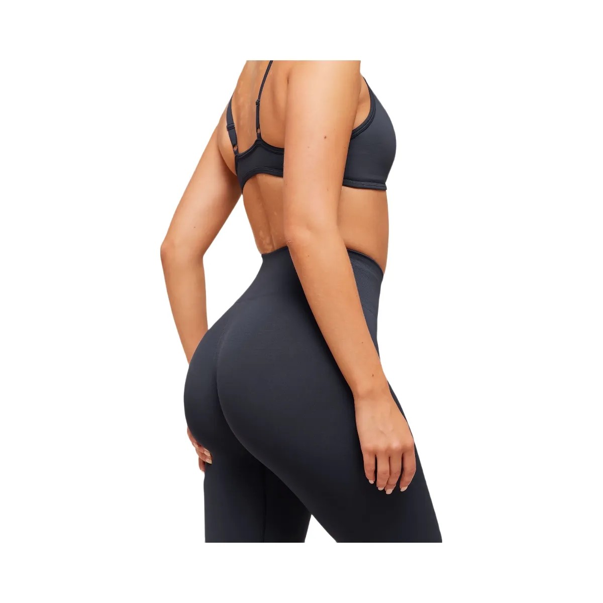 Gymshark Soft Sculpt Flared Leggings - Heavy Blue - HypeFly India View 5